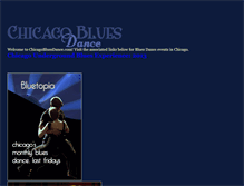 Tablet Screenshot of chicagobluesdance.com